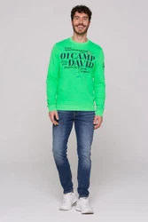 CAMP DAVID Sweater Grün/Neonfarben