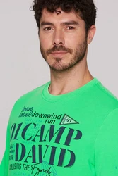 CAMP DAVID Sweater Grün/Neonfarben