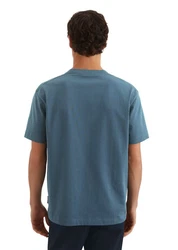 Marc O'Polo T-Shirt aus Bio-Baumwoll-Jersey Blau/Grau/Türkis