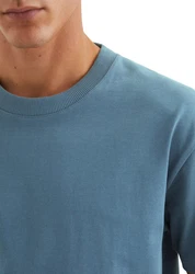 Marc O'Polo T-Shirt aus Bio-Baumwoll-Jersey Blau/Grau/Türkis