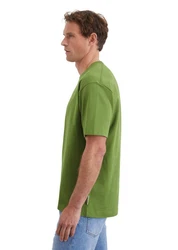 Marc O'Polo T-Shirt aus Bio-Baumwoll-Jersey Dunkelgrün/Grün/Türkis