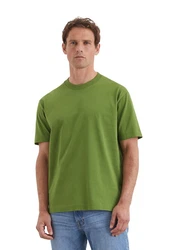 Marc O'Polo T-Shirt aus Bio-Baumwoll-Jersey Dunkelgrün/Grün/Türkis