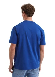 Marc O'Polo T-Shirt aus Bio-Baumwoll-Jersey Blau