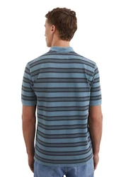 Marc O'Polo Poloshirt Grau/Blau/Hellblau