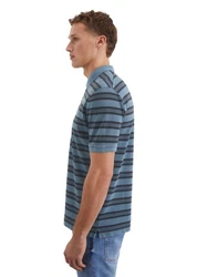 Marc O'Polo Poloshirt Grau/Blau/Hellblau
