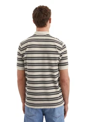 Marc O'Polo Poloshirt Beige/Khaki/Dunkelblau