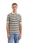 Marc O'Polo Poloshirt Beige/Khaki/Dunkelblau