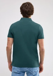 STREET ONE MEN Poloshirt Grün/Türkis/Dunkelgrün