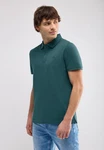 STREET ONE MEN Poloshirt Grün/Türkis/Dunkelgrün