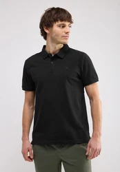STREET ONE MEN Poloshirt Schwarz