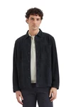 Marc O'Polo Lederjacke Schwarz/Dunkelgrau/Grau/Dunkelblau