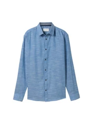 TOM TAILOR Kurzarmshirt T-Shirt Hellblau/Blau/Dunkelblau