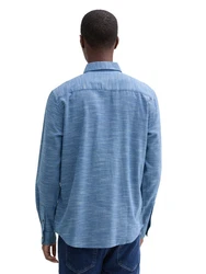 TOM TAILOR Kurzarmshirt T-Shirt Hellblau/Blau/Dunkelblau