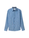 TOM TAILOR Kurzarmshirt T-Shirt Hellblau/Blau/Dunkelblau