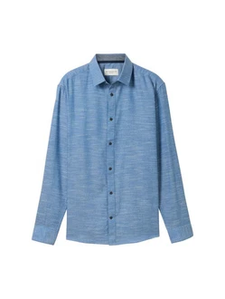 TOM TAILOR Kurzarmshirt T-Shirt Hellblau/Blau/Dunkelblau TOM TAILOR Kurzarmshirt T-Shirt Hellblau/Blau/Dunkelblau
