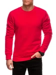 Edoti Sweatshirt mit Rundhalsausschnitt Rot