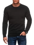 Edoti Sweatshirt mit Rundhalsausschnitt Schwarz