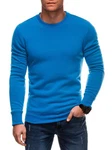Edoti Sweatshirt mit Rundhalsausschnitt Blau/Hellblau