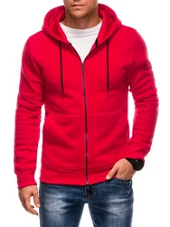 Edoti Kapuzensweatshirt BASIC Rot