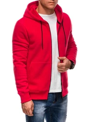 Edoti Kapuzensweatshirt BASIC Rot