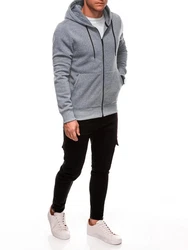 Edoti Kapuzensweatshirt BASIC Hellgrau/Grau/Dunkelgrau/Dunkelblau