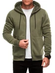 Edoti Kapuzensweatshirt BASIC Dunkelgrün/Khaki
