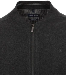 CASAMODA Strickjacke Dunkelgrau/Grau