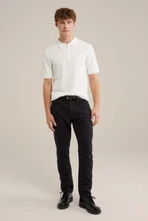 WE Fashion Poloshirt Weiß/Creme/Khaki