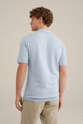 WE Fashion Poloshirt Hellblau/Blau