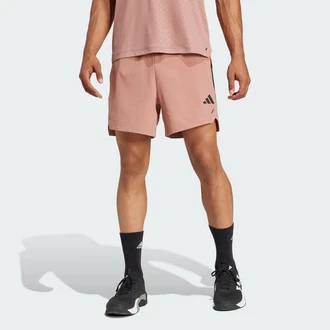 adidas Performance Sweatshorts POWER 3-STREIFEN SHORTS Rosa/Rot/Gold