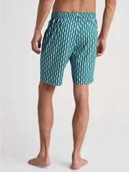 CALIDA Pyjamashorts RMX Sleep Herren Grün/Türkis/Blau