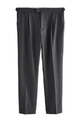 Next Stoffhose Strukturierte Anzughose (1-tlg) Dunkelgrau/Grau/Hellgrau