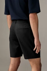 Next Stoffhose Elegante Shorts ohne Bundfalten 