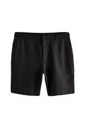 Stoffhose Elegante Shorts ohne Bundfalten (1-tlg)