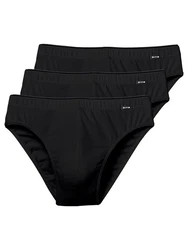 CiTO Slip Herren 3er Pack (3-St) Schwarz/Grau