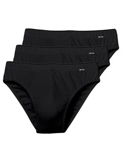 CiTO Slip Herren 3er Pack (3-St) Schwarz/Grau