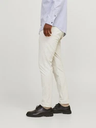 Jack & Jones Chinohose JPSTMarco Fury Weiß/Khaki/Beige/Creme