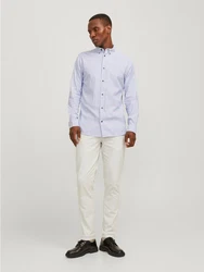Jack & Jones Chinohose JPSTMarco Fury Weiß/Khaki/Beige/Creme