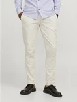 Jack & Jones Chinohose JPSTMarco Fury Weiß/Khaki/Beige/Creme