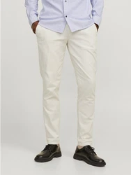 Jack & Jones Chinohose JPSTMarco Fury Weiß/Khaki/Beige/Creme