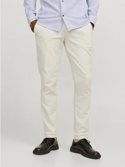 Jack & Jones Chinohose JPSTMarco Fury Weiß/Khaki/Beige/Creme