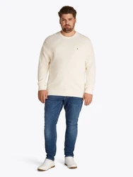 Tommy Hilfiger Big & Tall Pullover ESSENTIAL Creme/Khaki/Weiß/Beige