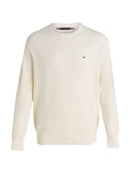 Tommy Hilfiger Big & Tall Pullover ESSENTIAL Creme/Khaki/Weiß/Beige