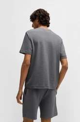 HUGO T-Shirt Austin Hellgrau/Dunkelgrau/Grau