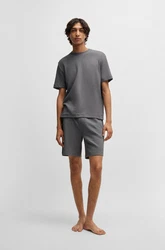 HUGO T-Shirt Austin Hellgrau/Dunkelgrau/Grau