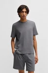 HUGO T-Shirt Austin Hellgrau/Dunkelgrau/Grau