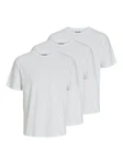 JACK & JONES T-Shirt Under Grau/Hellgrau/Weiß