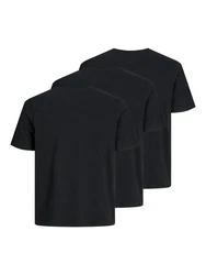 JACK & JONES T-Shirt Under Schwarz/Dunkelblau/Dunkelgrau/Grau