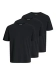 JACK & JONES T-Shirt Under Schwarz/Dunkelblau/Dunkelgrau/Grau