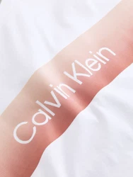Calvin Klein T-Shirt LINEAR OMBRE CHEST LOGO Rosa/Braun/Rot/Grau/Weiß/Gelb